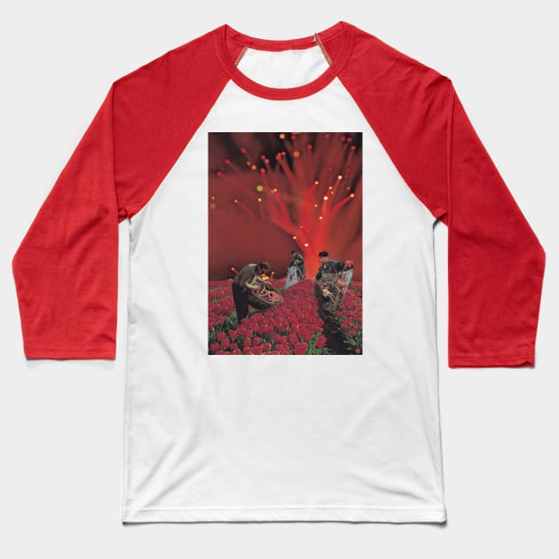 Red King Crab Baseball T-Shirt by Lerson Pannawit